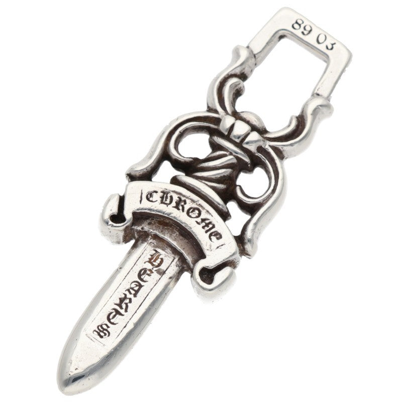 Chrome Hearts #10 Dagger Pendant Sterling Size ONE Silver