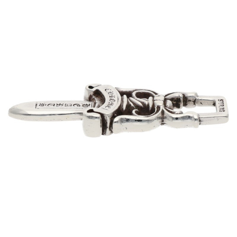 Chrome Hearts #10 Dagger Pendant Sterling Size ONE Silver