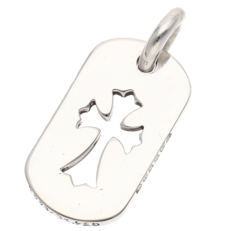 Chrome Hearts Cutout Cross Dogtag 925 Silver Size ONE SIZE