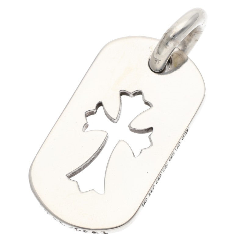 Chrome Hearts Cutout Cross Dogtag 925 Silver Size ONE SIZE