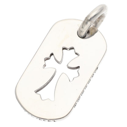 Chrome Hearts Cutout Cross Dogtag 925 Silver Size ONE SIZE