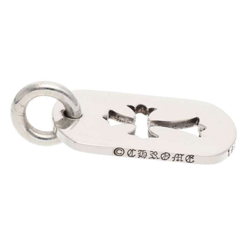 Chrome Hearts Cutout Cross Dogtag 925 Silver Size ONE SIZE