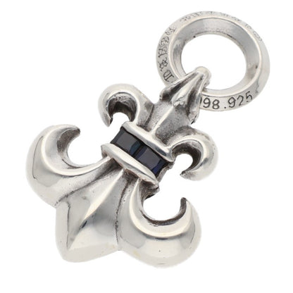 Chrome Hearts 925 BS Fleur Charm 2P Sapphire Size ONE SIZE