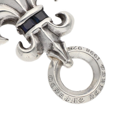 Chrome Hearts 925 BS Fleur Charm 2P Sapphire Size ONE SIZE