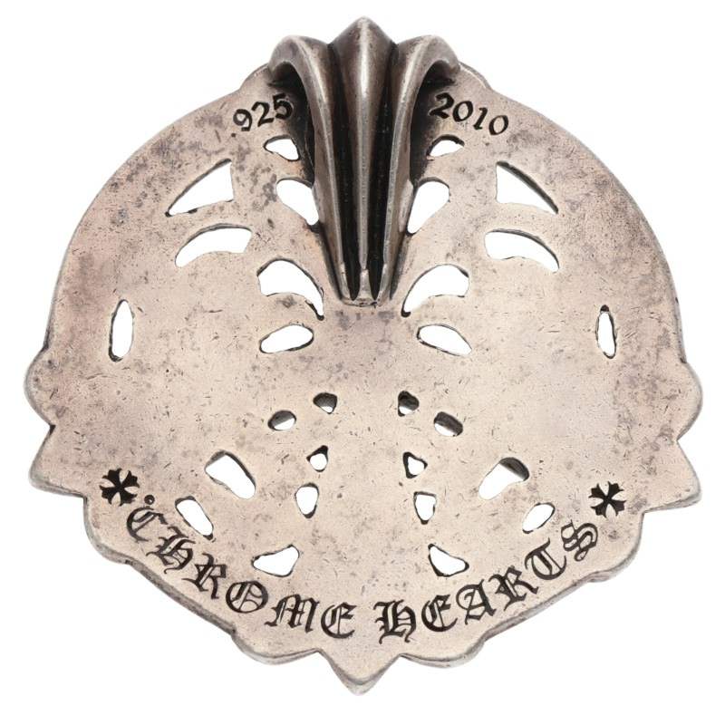 Chrome Hearts Peace Medallion Silver Necklace Size ONE SIZE