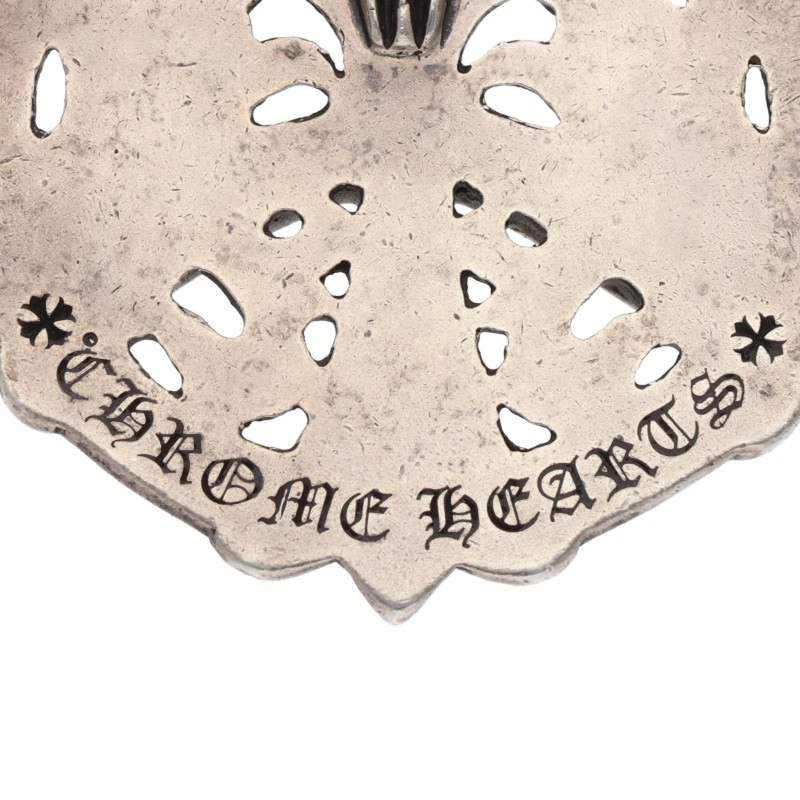 Chrome Hearts Peace Medallion Silver Necklace Size ONE SIZE