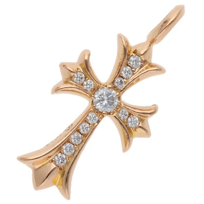 Chrome Hearts 22K Tiny Fat Cross Pave Diamond Size ONE SIZE