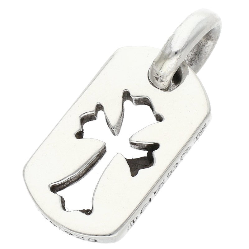 Chrome Hearts 925 Tiny Cutout Cross Dog Tag
