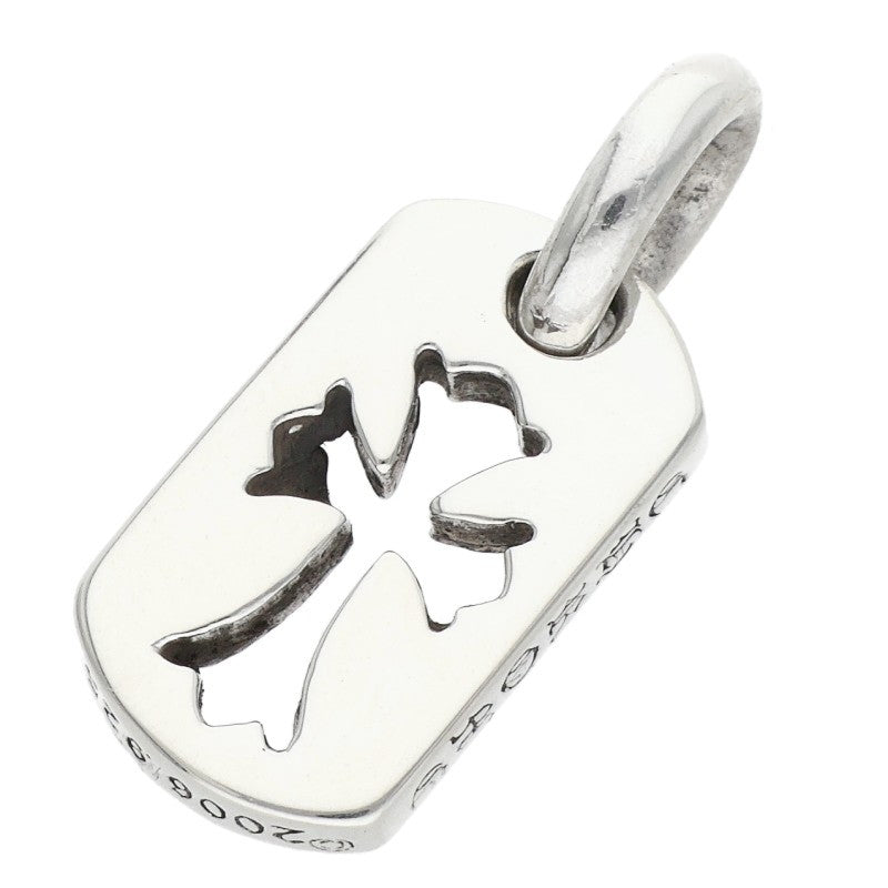 Chrome Hearts 925 Tiny Cutout Cross Dog Tag