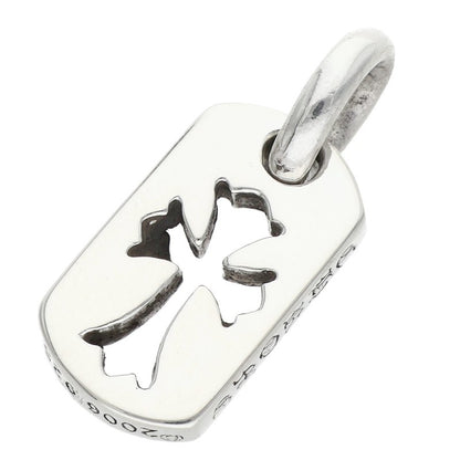 Chrome Hearts 925 Tiny Cutout Cross Dog Tag
