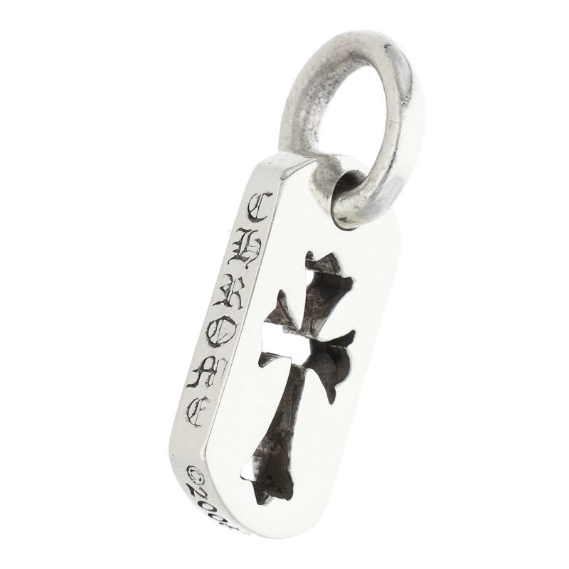 Chrome Hearts 925 Tiny Cutout Cross Dog Tag