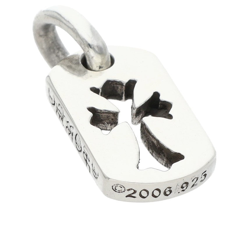 Chrome Hearts 925 Tiny Cutout Cross Dog Tag