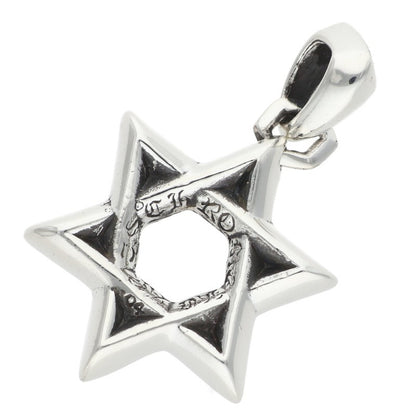 Chrome Hearts 925 Star of David Pendant Silver Size ONE SIZE