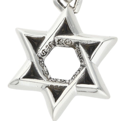Chrome Hearts 925 Star of David Pendant Silver Size ONE SIZE