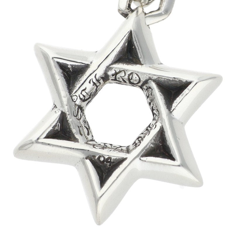 Chrome Hearts 925 Star of David Pendant Silver Size ONE SIZE