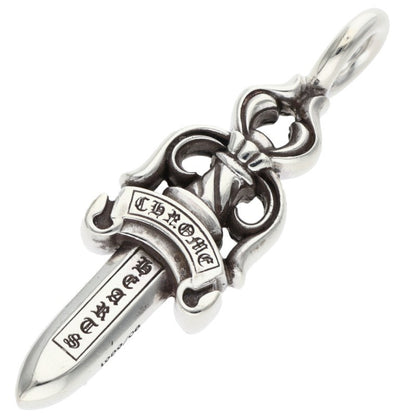 Chrome Hearts 925 Double Dagger Pendant Silver