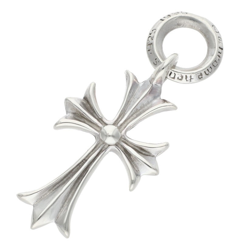 Chrome Hearts Tiny CH Cross Old Charm Silver