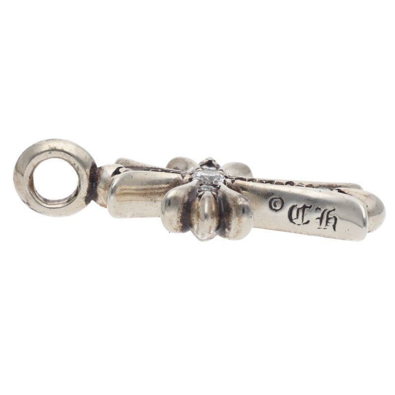Chrome Hearts Tiny Fat Cross Pave Diamond 925 Size ONE SIZE