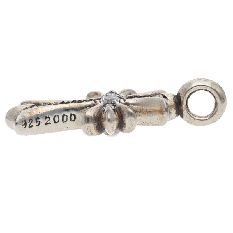 Chrome Hearts Tiny Fat Cross Pave Diamond 925 Size ONE SIZE