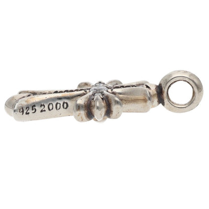 Chrome Hearts Tiny Fat Cross Pave Diamond 925 Size ONE SIZE
