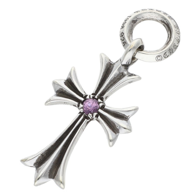Chrome Hearts Tiny CH Cross Pink Sapphire Size ONE SIZE