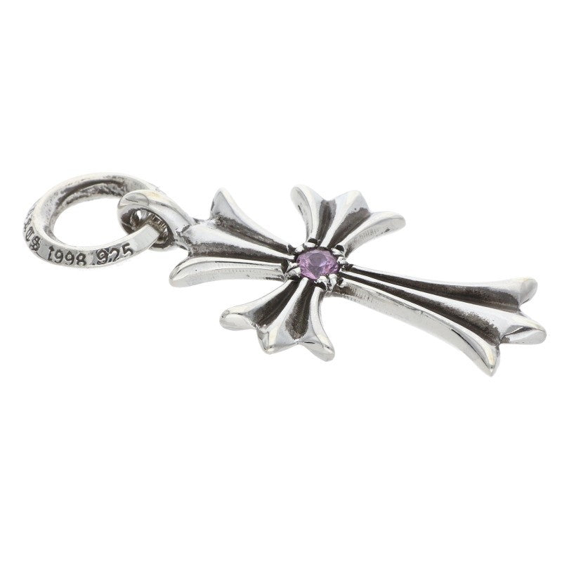 Chrome Hearts Tiny CH Cross Pink Sapphire Size ONE SIZE