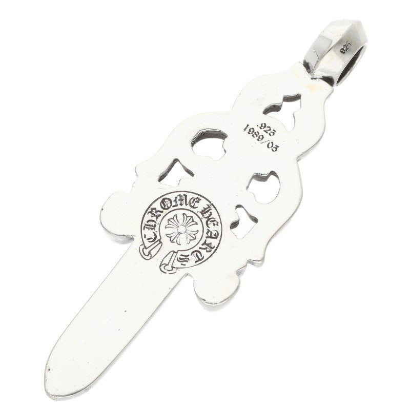 Chrome Hearts Large Dagger Pendant Silver 925 Size ONE SIZE