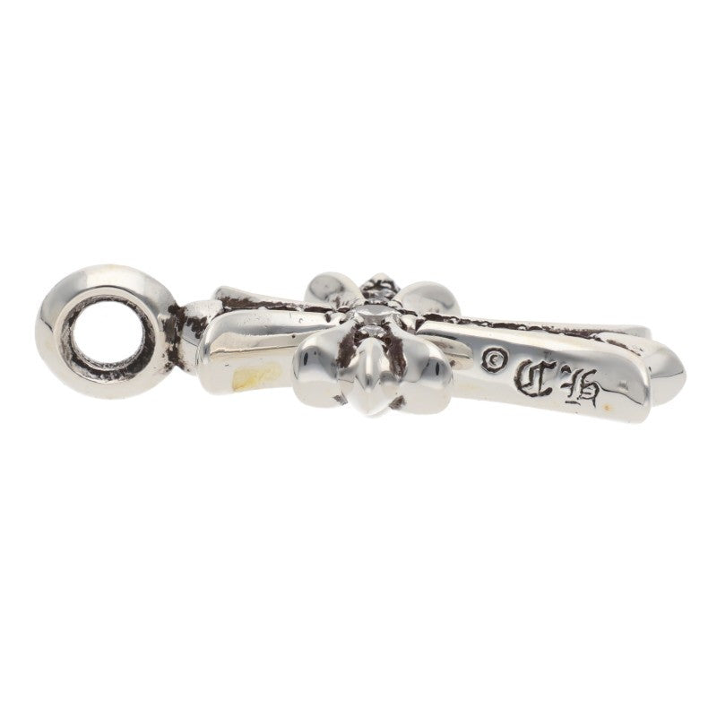 Chrome Hearts Tiny Fat Cross Pave Diamond 925 Size ONE Multi