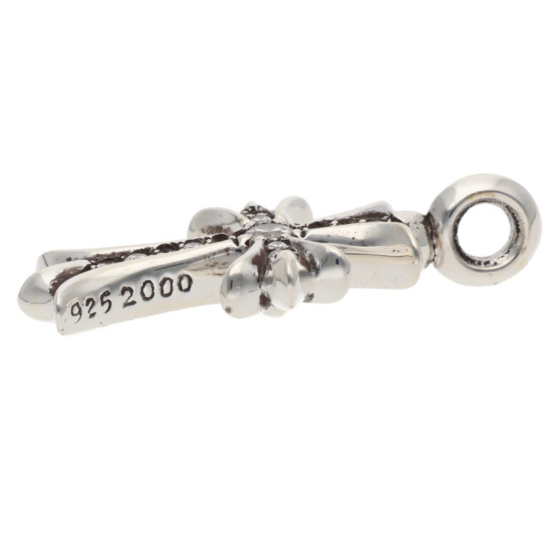 Chrome Hearts Tiny Fat Cross Pave Diamond 925 Size ONE Multi