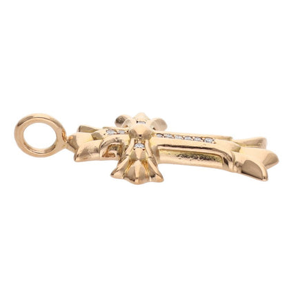 Chrome Hearts 22K DBL CH CRS Pave Diamond Size ONE SIZE