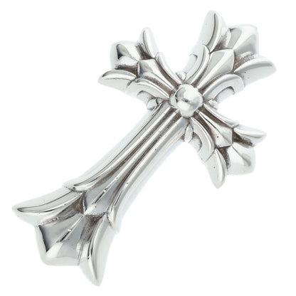 Chrome Hearts Small DBL CH Cross Silver Size ONE SIZE