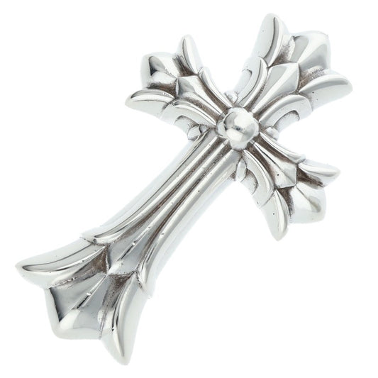 Chrome Hearts Small DBL CH Cross Silver Size ONE SIZE