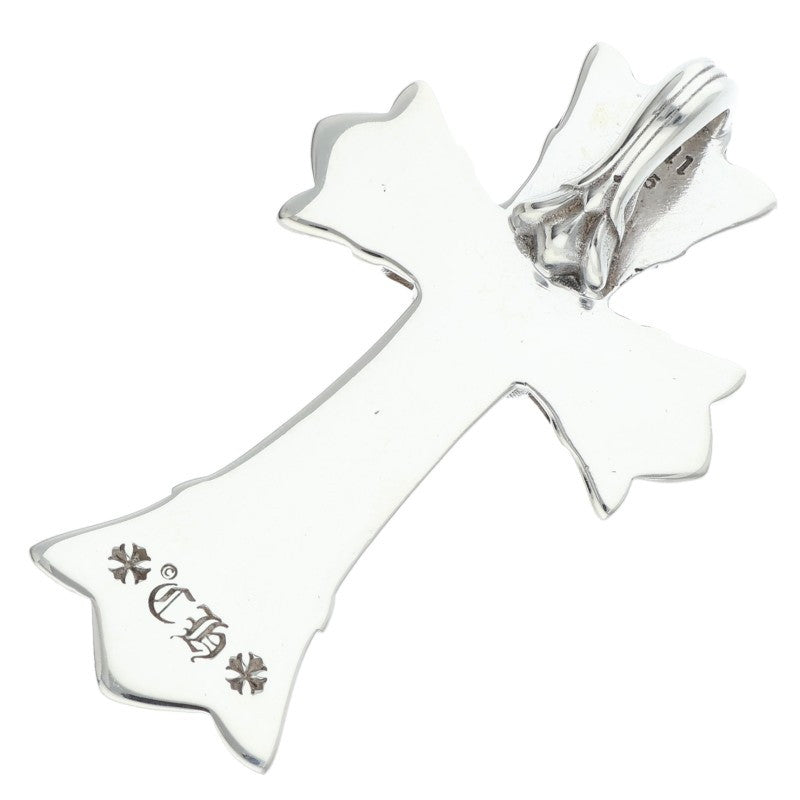 Chrome Hearts Small DBL CH Cross Silver Size ONE SIZE