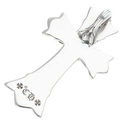 Chrome Hearts Small DBL CH Cross Silver Size ONE SIZE
