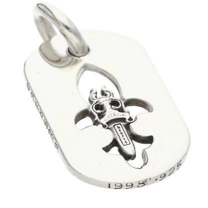 Chrome Hearts Small Flare Dagger Dog Tag Size ONE SIZE