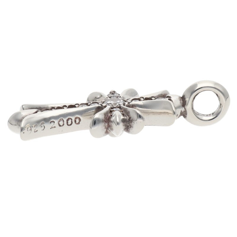 Chrome Hearts Tiny Fat Cross Pave Diamond 925 Size ONE SIZE