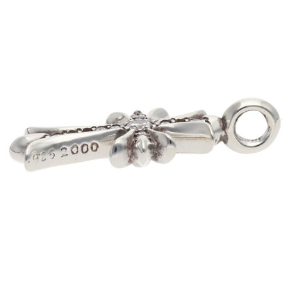 Chrome Hearts Tiny Fat Cross Pave Diamond 925 Size ONE SIZE