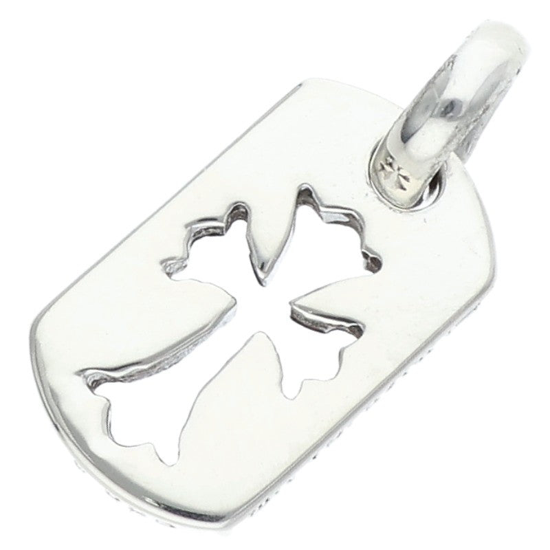 Chrome Hearts Tiny Cutout Cross Dog Tag Charm Size ONE SIZE