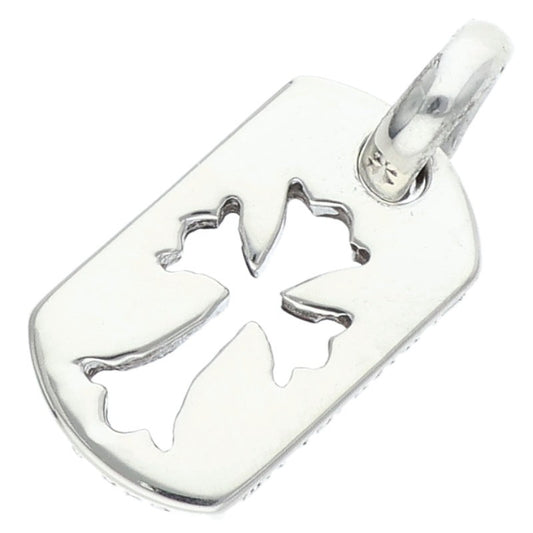 Chrome Hearts Tiny Cutout Cross Dog Tag Charm Size ONE SIZE