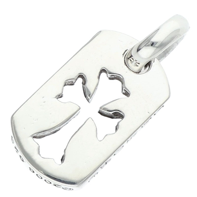 Chrome Hearts Tiny Cutout Cross Dog Tag Charm Size ONE SIZE