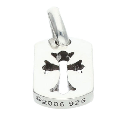 Chrome Hearts Tiny Cutout Cross Dog Tag Charm Size ONE SIZE