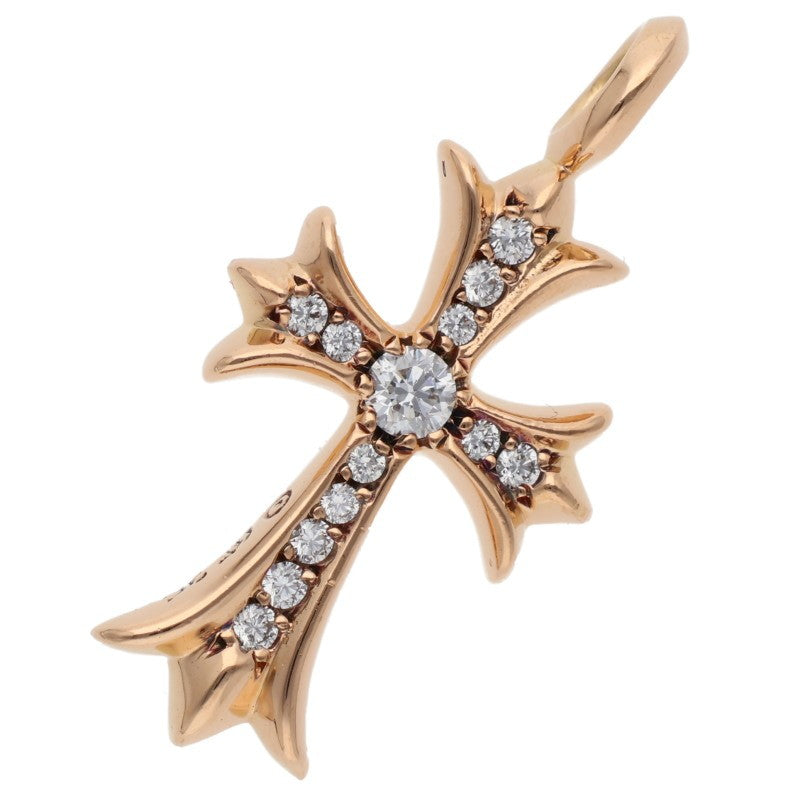 Chrome Hearts 22K Tiny Fat Cross Pave Diamond Size ONE Multi