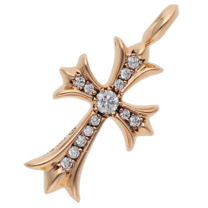 Chrome Hearts 22K Tiny Fat Cross Pave Diamond Size ONE Multi