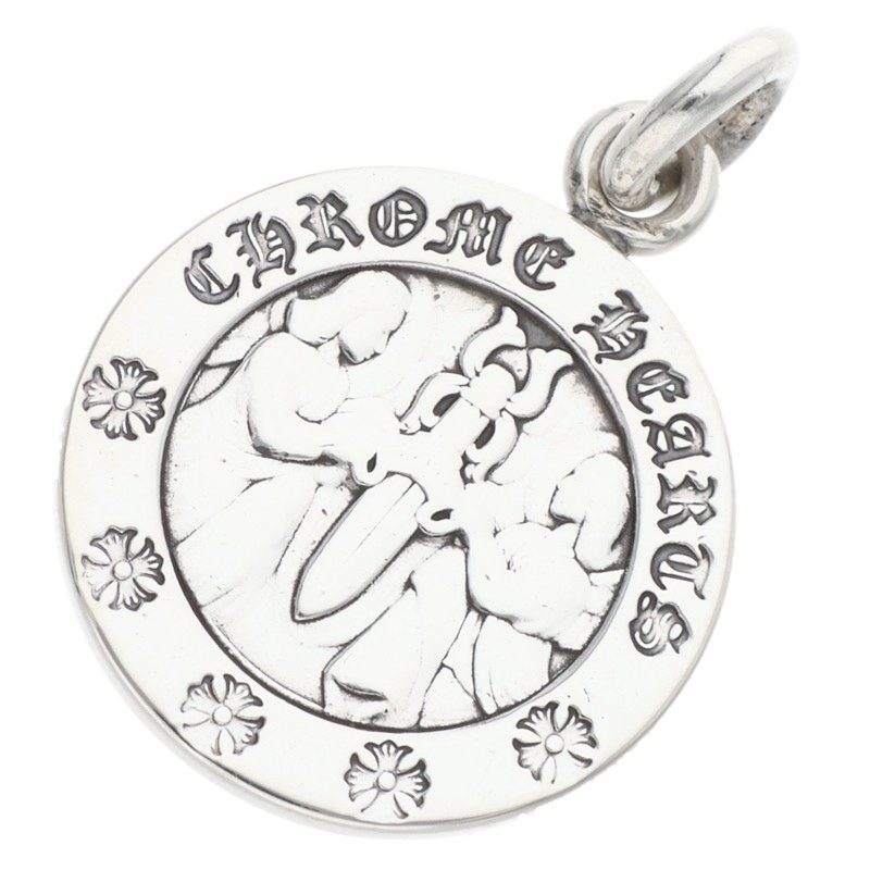 Chrome Hearts 925 Silver Angel Medal Charm Size ONE SIZE