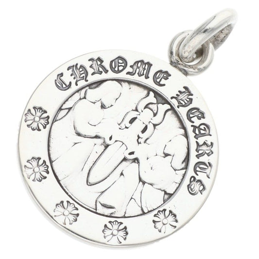 Chrome Hearts 925 Silver Angel Medal Charm Size ONE SIZE