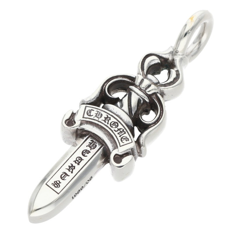Chrome Hearts 925 Silver Double Dagger Pendant Size ONE SIZE