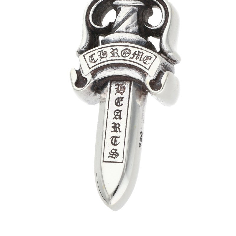 Chrome Hearts 925 Silver Double Dagger Pendant Size ONE SIZE