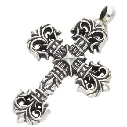 Chrome Hearts Sterling Silver Filigree Cross W Size ONE SIZE