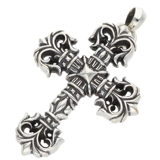 Chrome Hearts Sterling Silver Filigree Cross W Size ONE SIZE