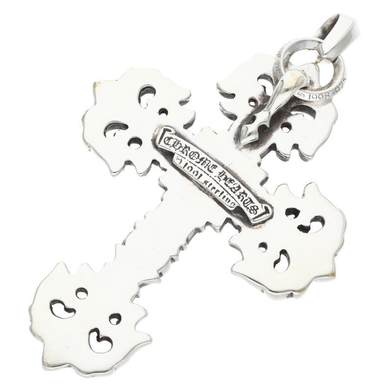 Chrome Hearts Sterling Silver Filigree Cross W Size ONE SIZE
